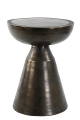 SIDE TABLE PILLE METAL ANTIK BRONZE 